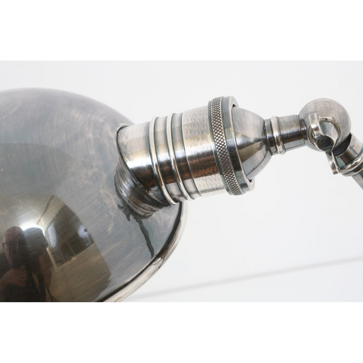 Retro Stehlampe Vienna Silber Spotlight