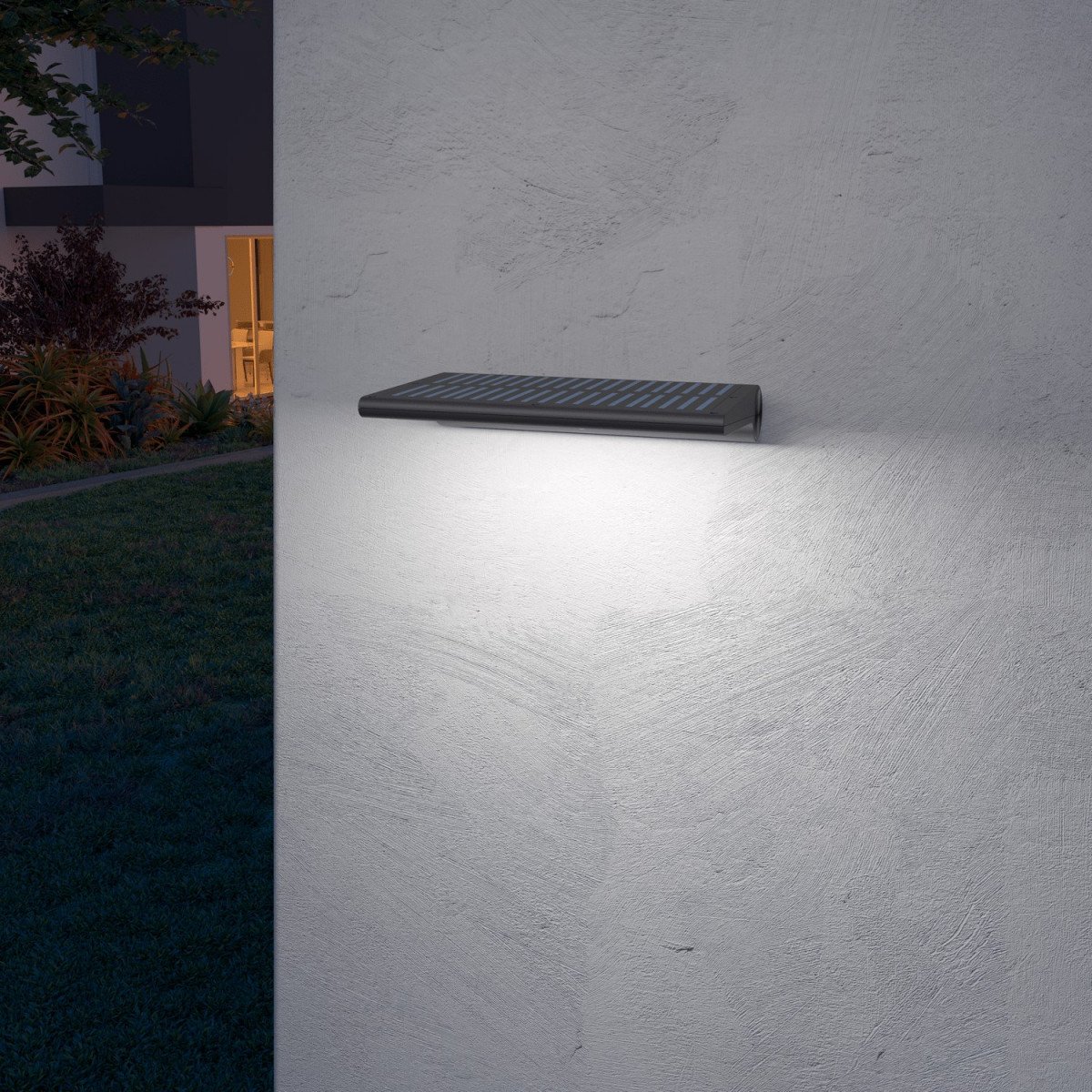 Solar LED Wandleuchte 