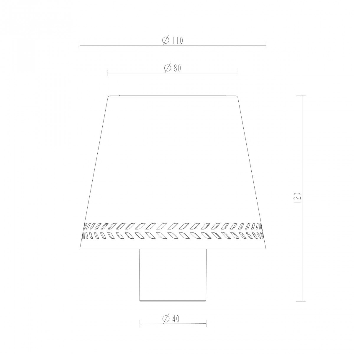 Innen-/Außenlampe - Vino Tischlampe Schwarz