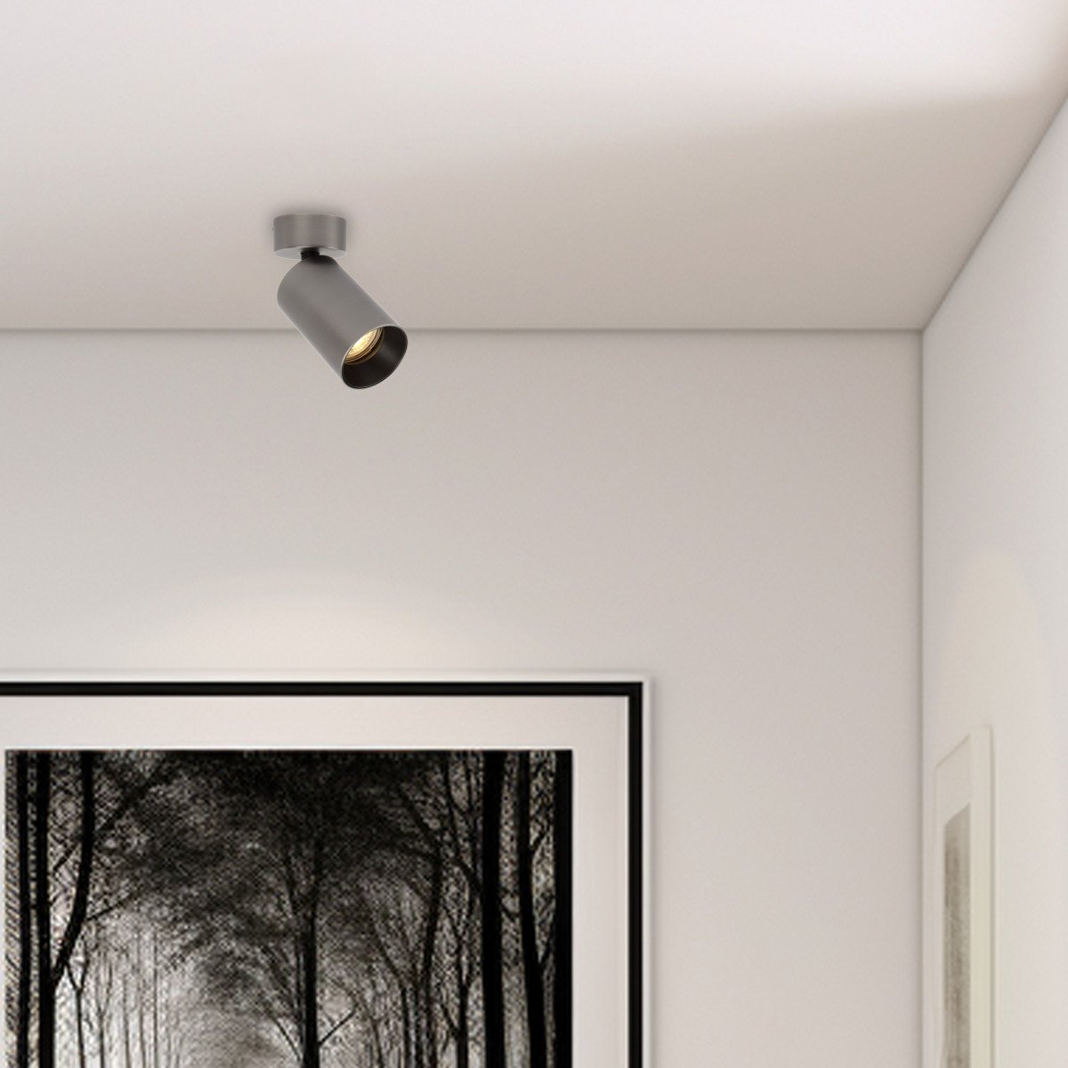 Gerichtetes Downlight Mila 1 rund Gun Metal