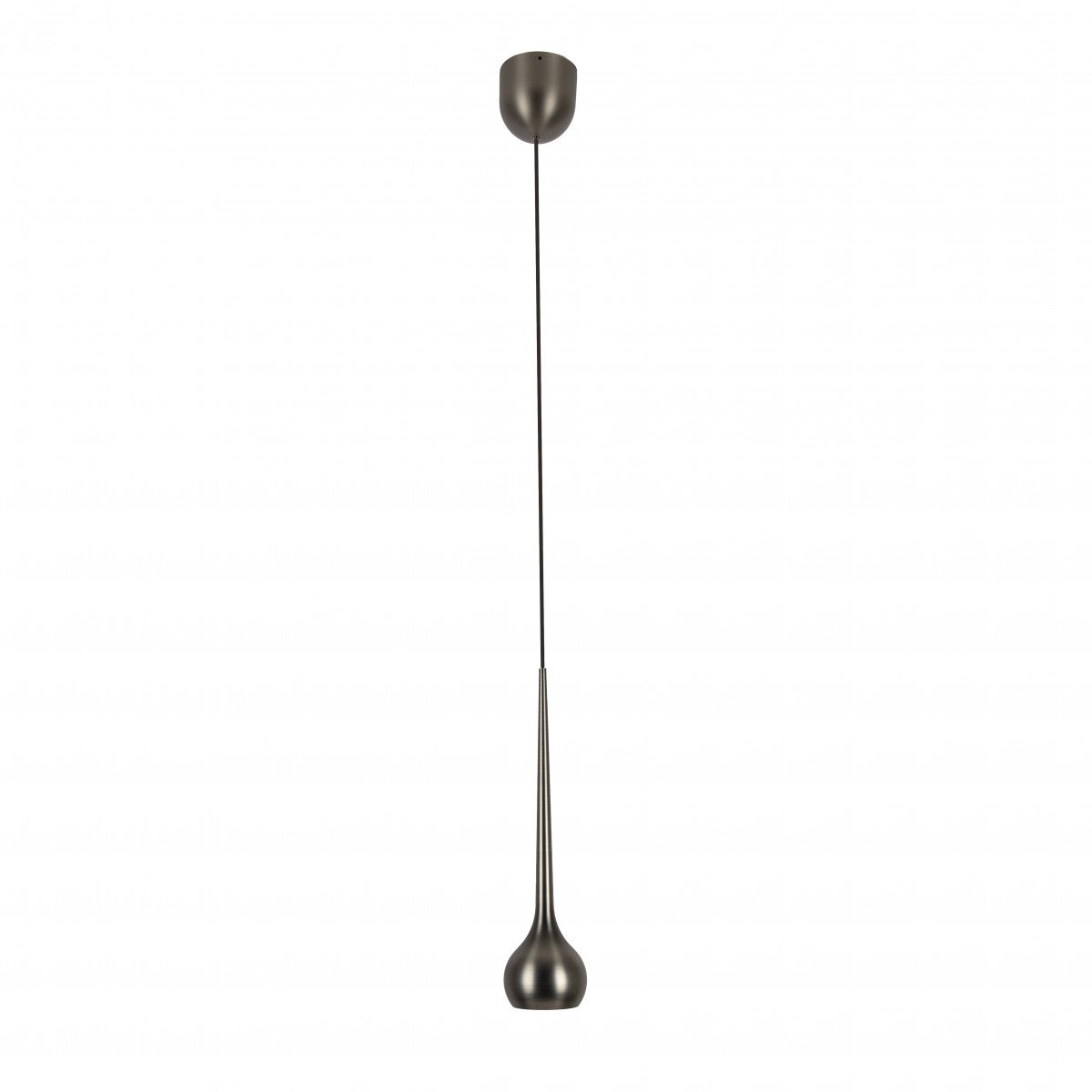 Gun Metal Pendelleuchte im Drop-Design Aluminium modern