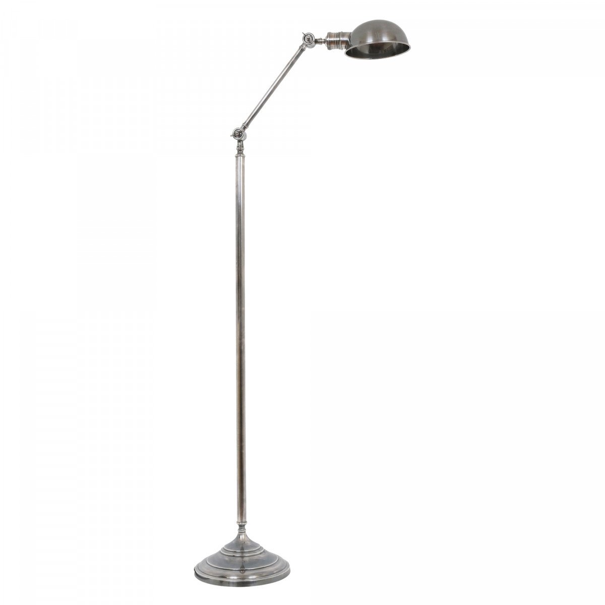 Retro Stehlampe Vienna Silber Spotlight